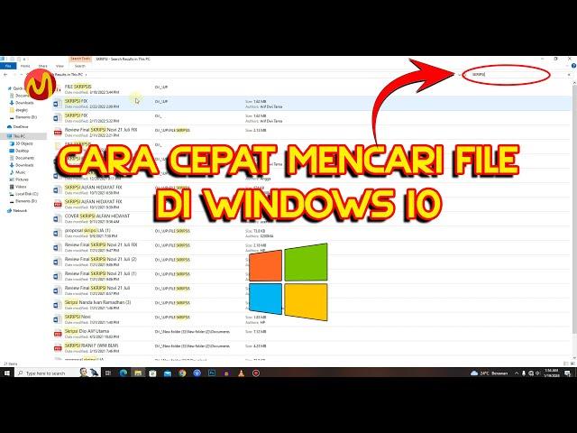 Cara Cepat Mencari File di Windows 10