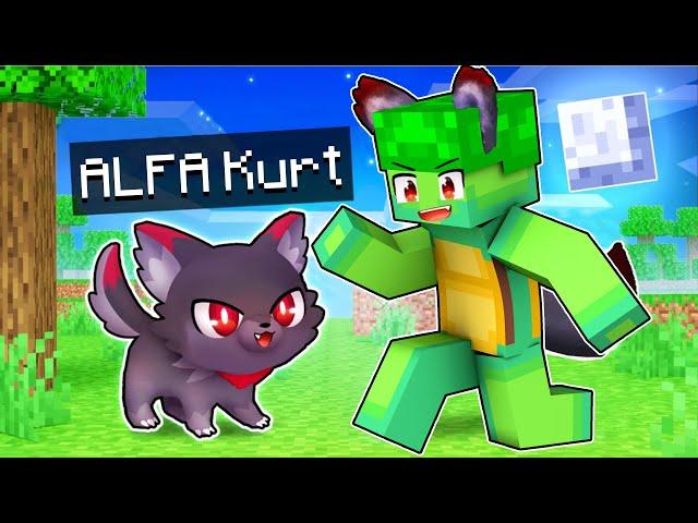 ALFA KURT'U BÜYÜTTÜM!  - Minecraft