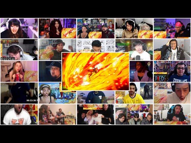 LUFFY USES RED ROC One Piece - Episode 1015 | MEGA Reaction Mashup