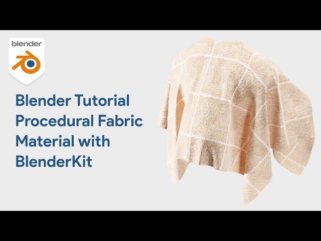 Procedural Fabric Cloth Material Blender Tutorial