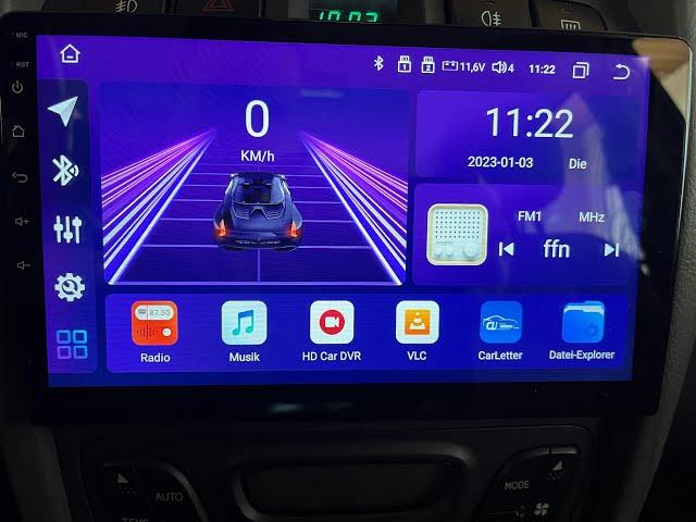 China Autoradio Android 12 GPS Navi, Rückfahrkamera, 10-Zoll-HD-Touchscreen,WiFi,Bluetooth, 4 G Sim