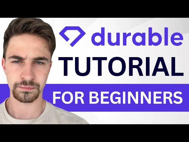 Durable AI Website Builder Tutorial 2024 (Step By Step Guide)