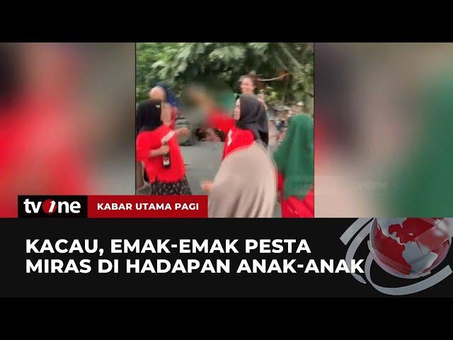 Emak-emak Pesta Miras, Pegang Botol Sambil Berjoget | Kabar Utama Pagi tvOne