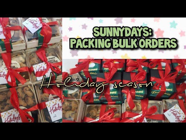 Sunnydays: Packing bulk orders | Party cookies