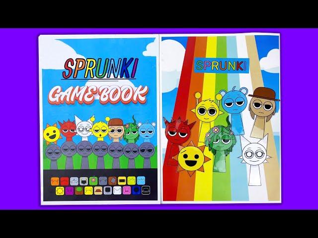 DIY INCREDIBOX SPRUNKI Game Book Simon x White Rainbow Game