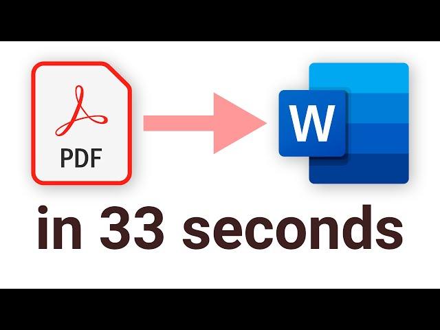 How to Convert PDF to Word for FREE (using only MS Word (and a PDF file ofc))