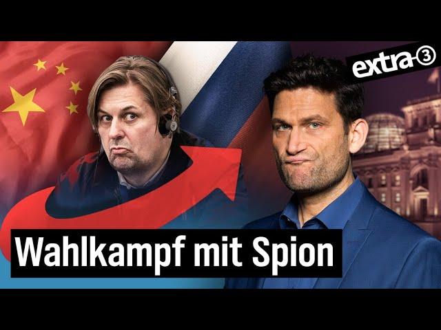 Der Spitzelkandidat · Russland, China, AfD | extra 3 vom 25.04.2024 | NDR