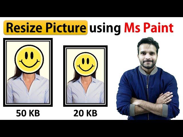 How to Resize Picture using Ms Paint?