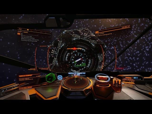 Elite Dangerous proper station landing technique