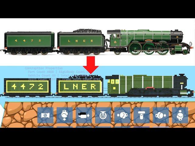 Flying Scotsman Train with Two Tenders [Build Request] - Bad Piggies MOD Leading Edge