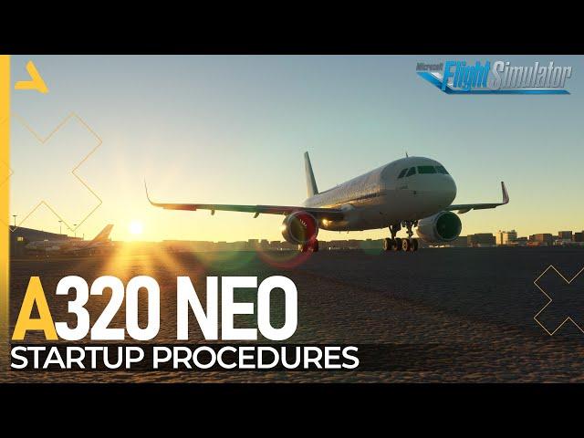 How to Start iniBuilds Airbus A320 Neo from the Cold & Dark State - MSFS 2020 - A320 Neo Tutorial 8