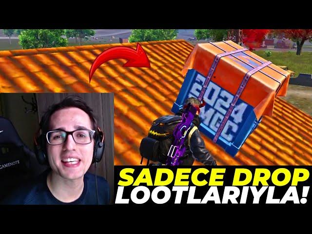 SADECE DROP LOOTLARIYLA WIN ALMAK ? Part 3 - PUBG MOBILE