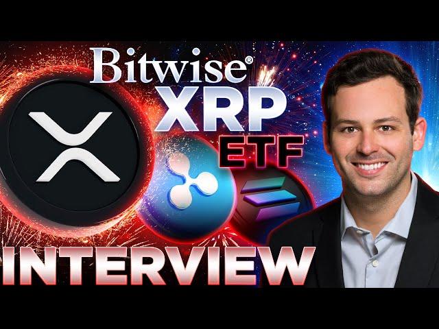 XRP & Solana ETF Predictions + Market Crash️‍Bitwise INTERVIEW