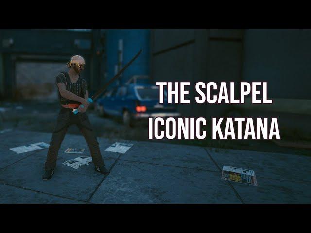 Big in Japan - How to get the Scalpel Iconic Katana in Cyberpunk 2077