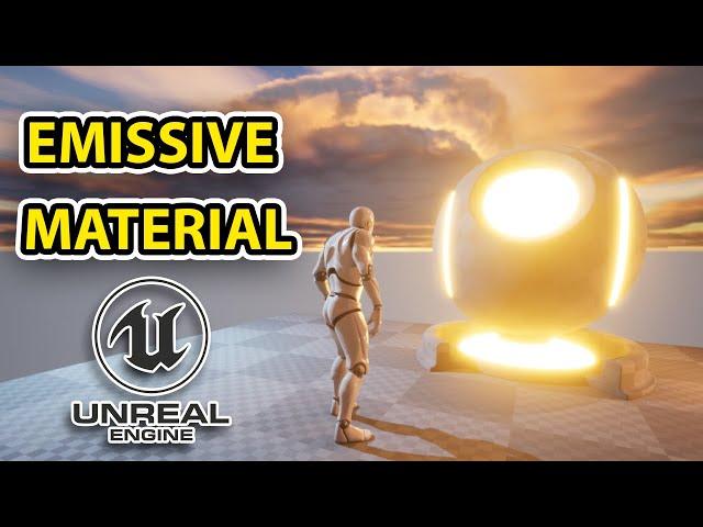 Emissive Material in Unreal Engine 5 - Glow | Neon Effect Tutorial