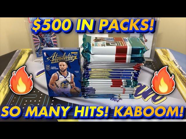 *TONS OF HITS! KABOOM! $500 IN PACKS!* RANDOM NBA BASKETBALL HOBBY PACK OPENING! EPISODE 8!