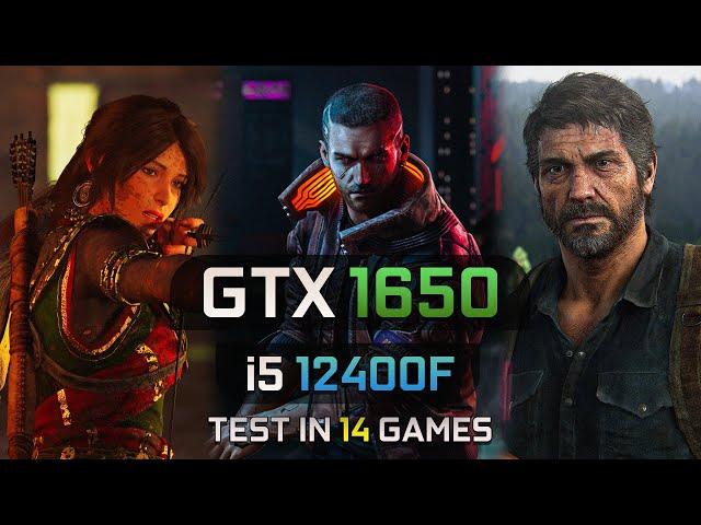 GTX 1650 + i5 12400F | Test in 14 Games 1080p FSR ON VS OFF 2024