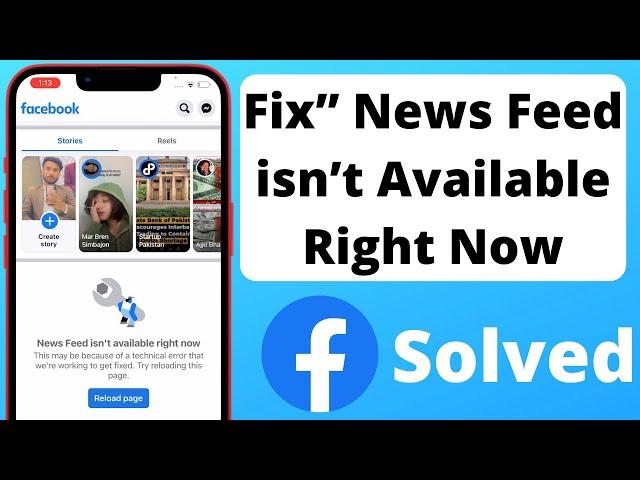 How to Fix Facebook Not Working On iPhone iOS 16 Fix News Feed isn’t Available Right Now