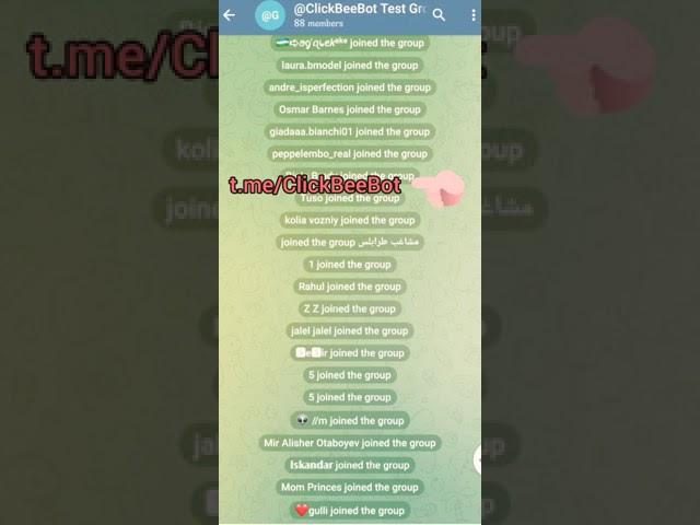 Real & Active Telegram Members Using ClickBee Bot | Working in December 2022 - @ClickBeeBot