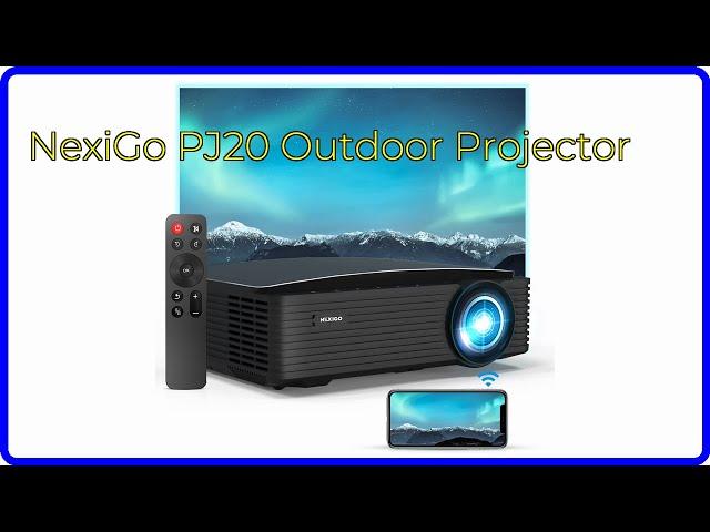 REVIEW (2024): NexiGo PJ20 Outdoor Projector. ESSENTIAL details.