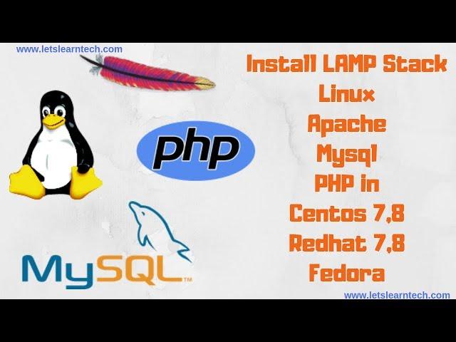 How to Install and Configure Apache Mysql PHP in Centos , Red Hat , Fedora (LAMP stack)