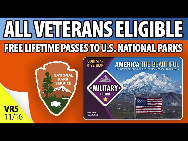 VR5: Free Lifetime Passes to U.S. National Parks