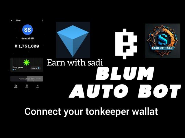 HOW to connect your tonkeeper wallat | blum ma tonkeeper connect ko kasa connect kara | blum