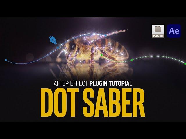 After Effects Saber Plugin Tutorial Shiny Dot Line