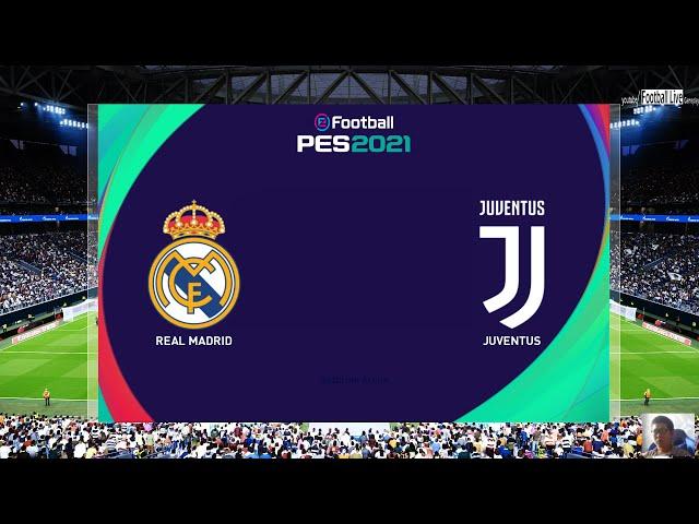 Real Madrid vs Juventus FC | eFootball PES 2021 Scoreboard for eFootball PES 2020 Gameplay PC