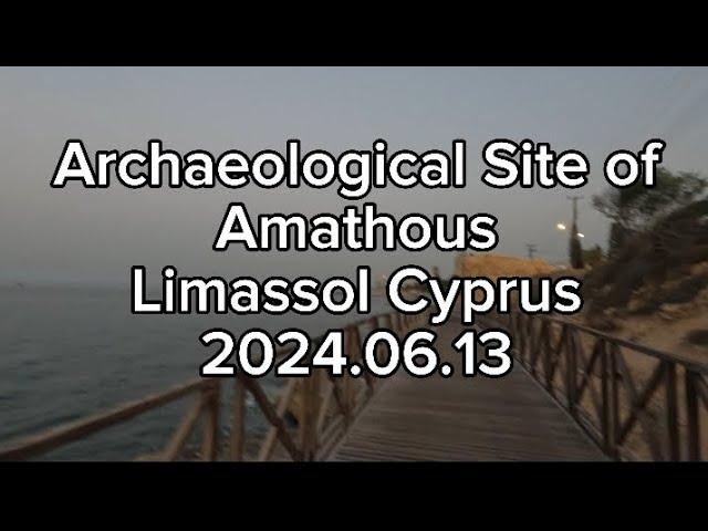 Archaeological Site of Amathous Limassol Cyprus 2024.07.13