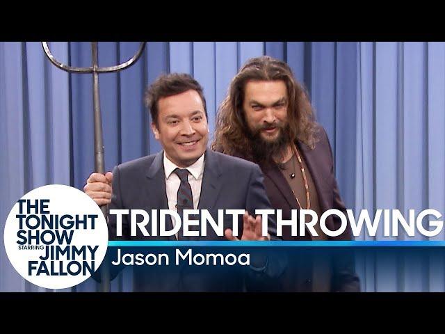 Trident Throwing with Jason Momoa