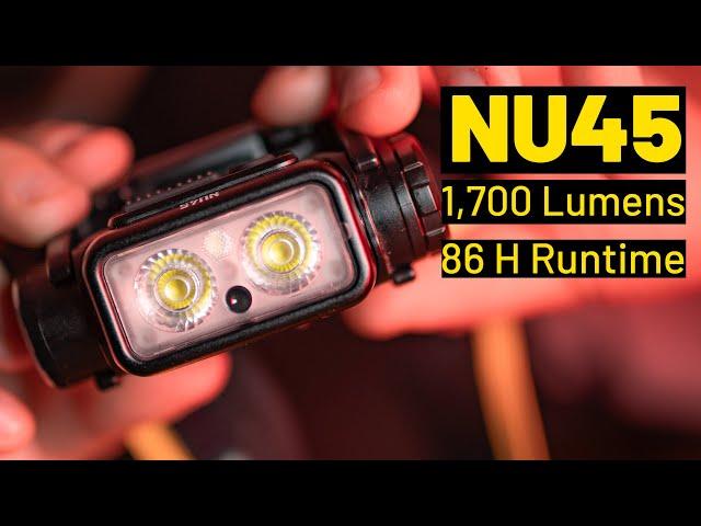 Successor to the NU43? Nitecore NU45 Headlamp Overview