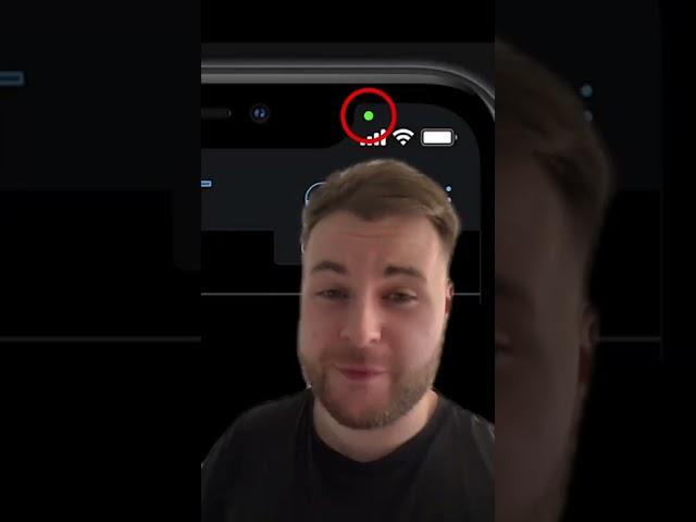 If You See This Green Dot on Your iPhone, GET HELP #Shorts