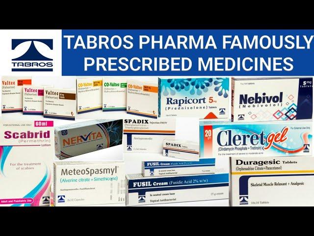 Tabros Pharma Medicines | Dr Ahmed Bukhari | #TabrosPharma #TabrosPharmaProducts