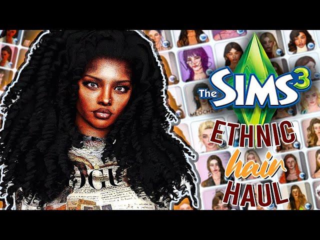 A HUGE Ethnic/Afro-Textured Hair Haul for Female Sims (80+ hairs w/links) 