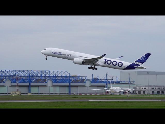 Airbus A350-1000 Rejected Take Off, Take off and Landing