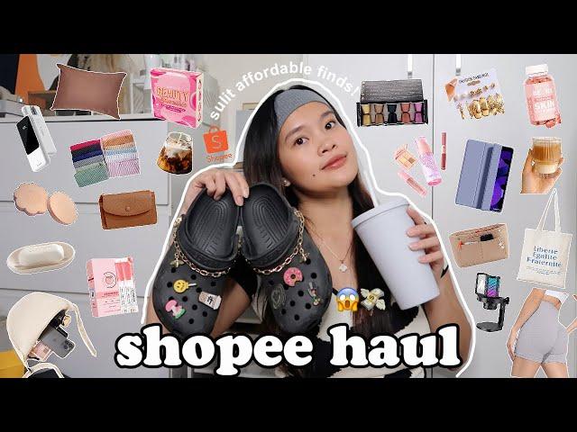 SHOPEE HAUL  • GIRLS MUST HAVES! (Makeup, Jewelry, Collagen, Bags & Aesthetic things) ‍️