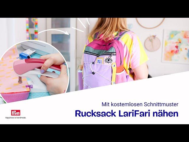 Rucksack LariFari nähen mit @DIYeule | mit kostenlosem Schnittmuster