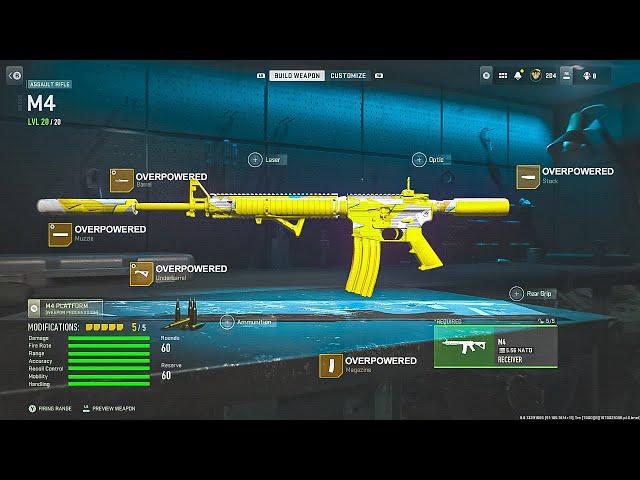 206 KILLS  NEW BEST "M4" CLASS SETUP in MW2! (Best M4 Class Setup) - Modern Warfare 2