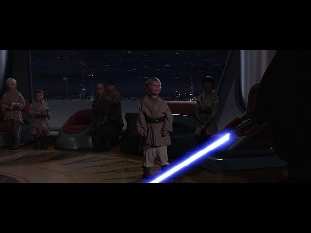 Anakin killing younglings - Star Wars: Episode III - Revenge of the Sith[1080p]