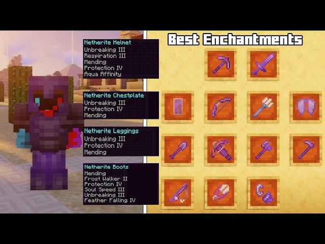 Best Enchantments For All Armor and Items in Minecraft 1.21+