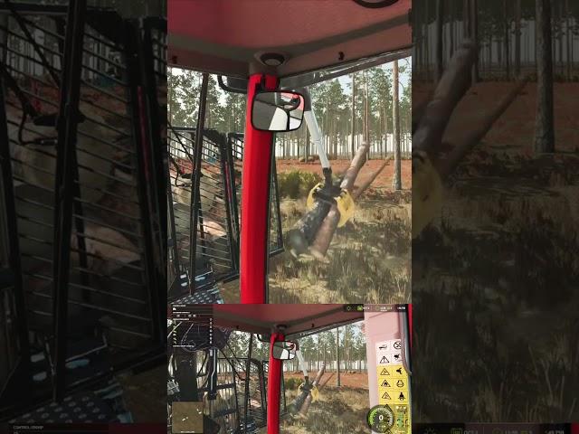 Running logs to the landing #farmingsimulator25 #gaming #simulator #logging #livestream #farmsim