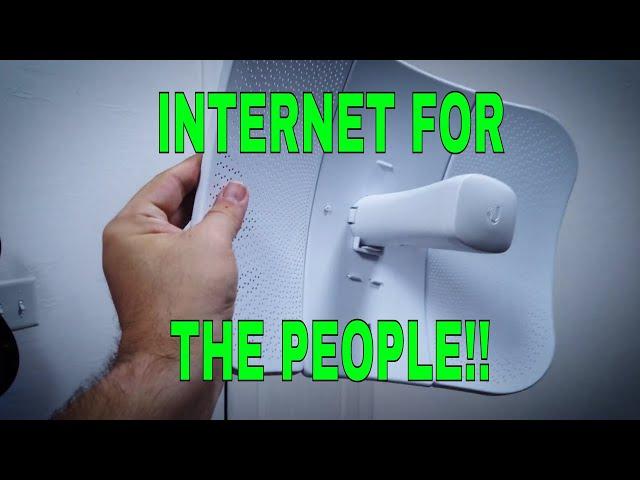 UNMS, New LiteBeam CPE and Radome!! - DIY Ubiquiti Internet Relay - Pt 19