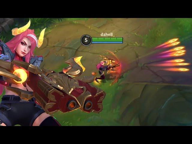 Wild Rift: Lunar Beast Miss Fortune Skin Gameplay