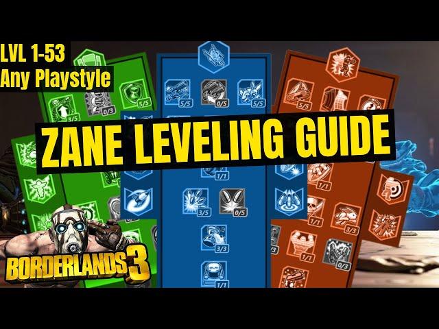 Ultimate Zane Leveling Guide, All 3 Skill Trees + Action Skills Breakdown Borderlands 3