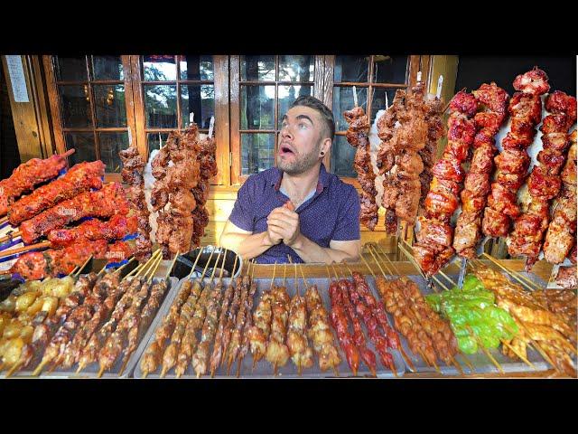 CAN I BEAT THE RESTAURANTS BBQ SKEWER RECORD?! | Joel Hansen