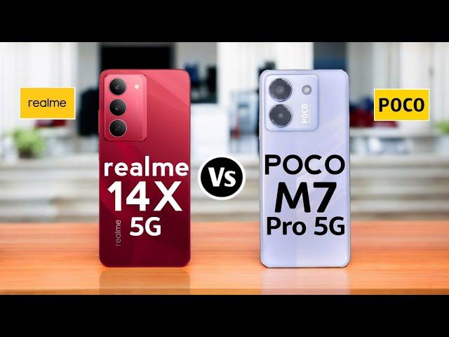 realme 14X 5G vs Poco M7 Pro 5G