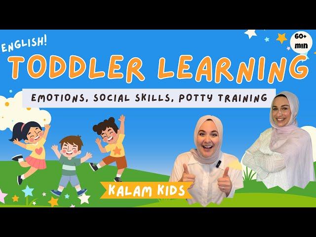 English Toddler Learning Video | Regulating Emotions, Potty Training, Social Skills, & More