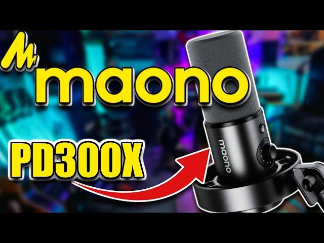 The budget Mic you NEED to up your game. Maono PD300X broadcast-grade dynamic microphone.