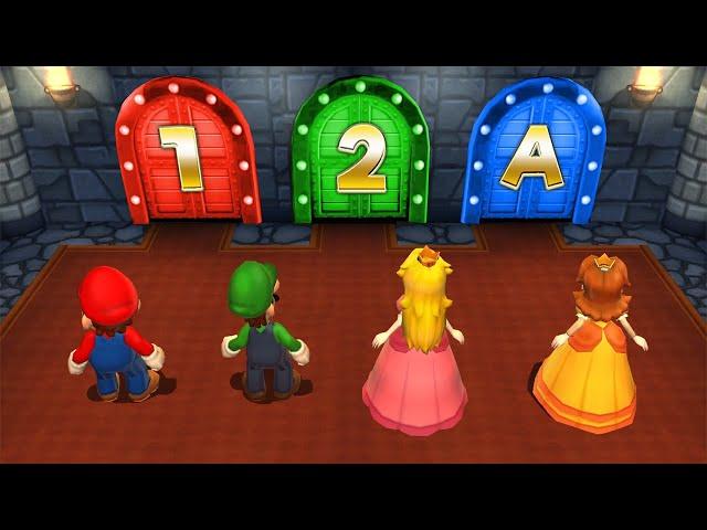 Mario Party 9 Minigames - Yoshi Vs Mario Vs Peach Vs Luigi (Master Difficulty)